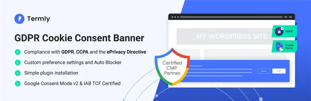 Termly GDPR Cookie Consent Banner
