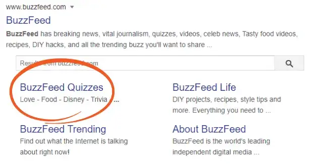 buzzfeed quiz