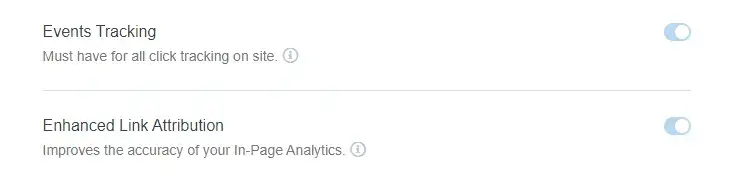 events tracking