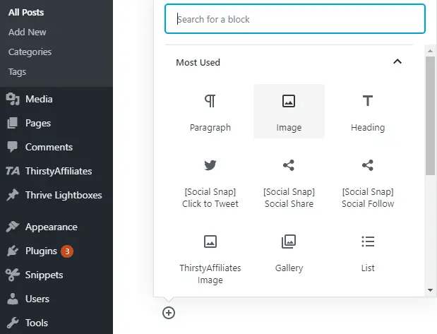 upload image gutenberg block