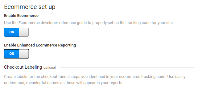 ecommerce setup