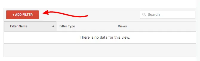 google analytics add filter